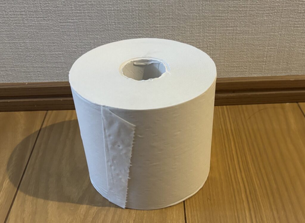 再生紙トイレットペーパー５倍巻　ダブル(中身)